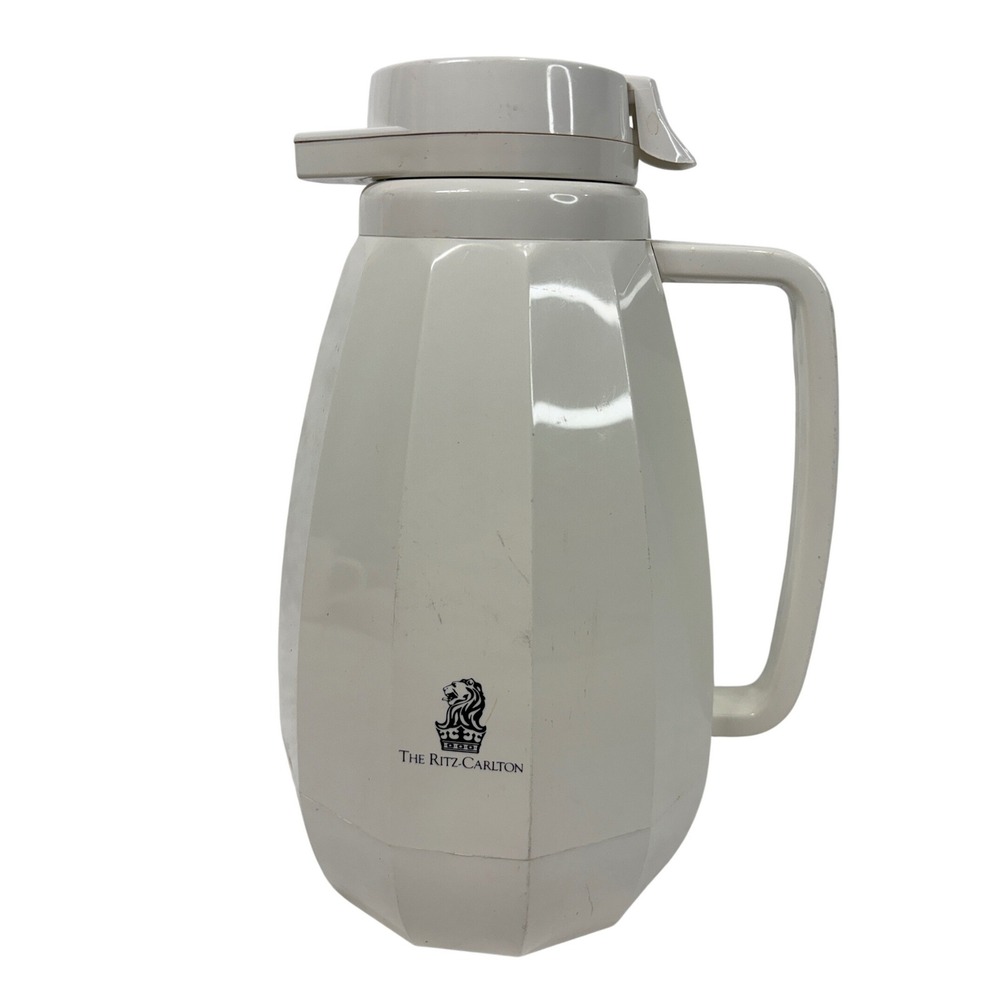 The Ritz-Carlton Thermo-Serv 1 Liter Insulated Coffee Water Carafe Pitcher White
